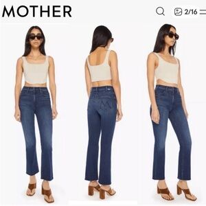 NWT MOTHER The Hustler Ankle Fray - Wash: Mint Condition Sz 24